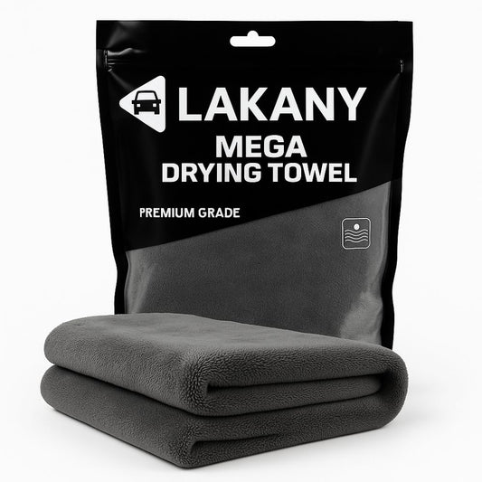 Mega drying towel - No wringing, no second passes