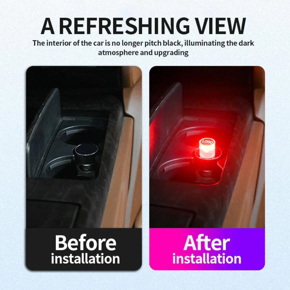 車内装飾用ミニUSB LEDライト