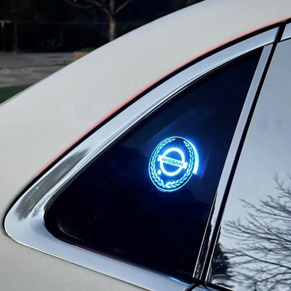 Logotipo LED recargable para coche - Efecto luz de neón