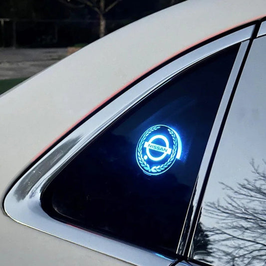 Logo auto a LED ricaricabile - Effetto luce al neon